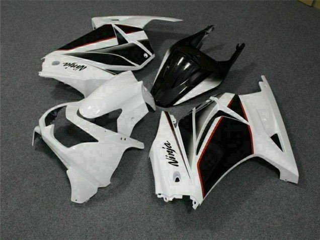 2008-2012 White Black Ninja Kawasaki EX250 Replacement Fairings 2008-2012 White Black Ninja Kawasaki EX250 Replacement Fairings