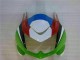 2008-2012 White Green Black Ninja Kawasaki EX250 Motorbike Fairing