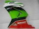 2008-2012 White Green Black Ninja Kawasaki EX250 Motorbike Fairing