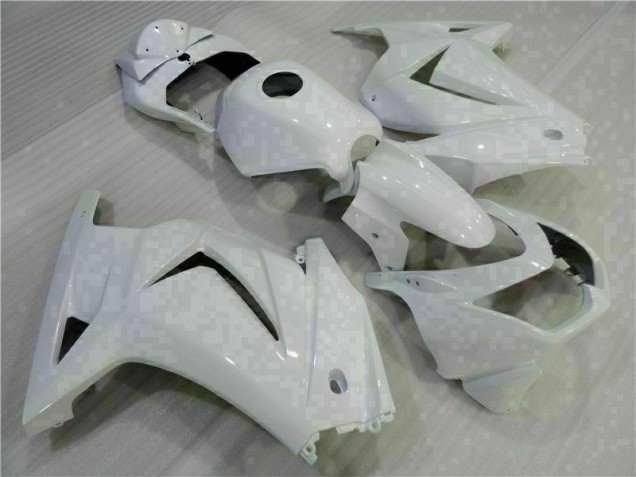 2008-2012 White Kawasaki EX250 Motorcycle Replacement Fairings