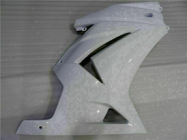 2008-2012 White Kawasaki EX250 Motorcycle Replacement Fairings