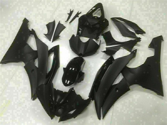 2008-2016 Black Yamaha YZF R6 Replacement Motorcycle Fairings
