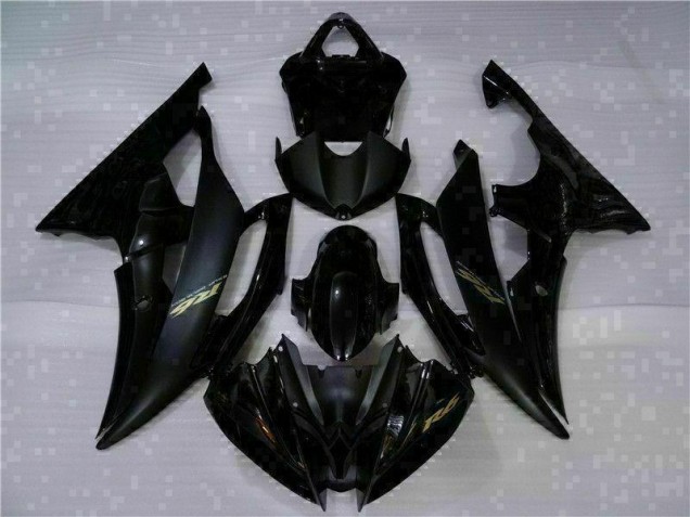 2008-2016 Black Yamaha YZF R6 Moto Fairings 2008-2016 Black Yamaha YZF R6 Moto Fairings
