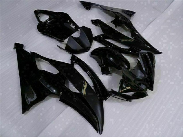 2008-2016 Black Yamaha YZF R6 Moto Fairings 2008-2016 Black Yamaha YZF R6 Moto Fairings