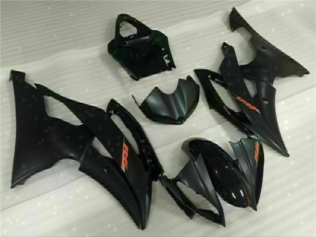 2008-2016 Black Yamaha YZF R6 Motorbike Fairing Kits