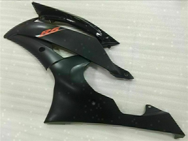 2008-2016 Black Yamaha YZF R6 Motorbike Fairing Kits