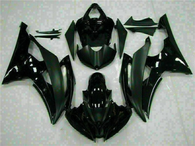 2008-2016 Black Yamaha YZF R6 Bike Fairing Kit