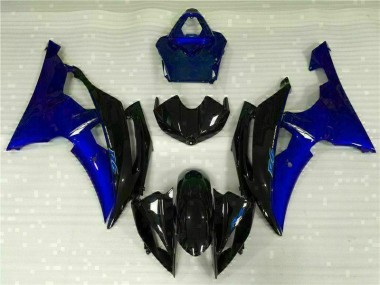 2008-2016 Blue Black Yamaha YZF R6 Motorcycle Fairings