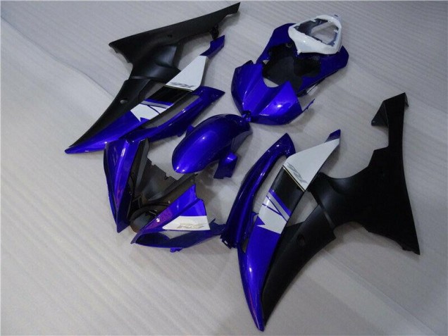 2008-2016 Blue Black Yamaha YZF R6 Replacement Fairings 2008-2016 Blue Black Yamaha YZF R6 Replacement Fairings
