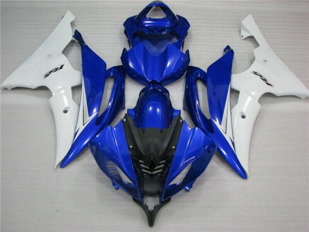2008-2016 Blue White Black Yamaha YZF R6 Bike Fairings