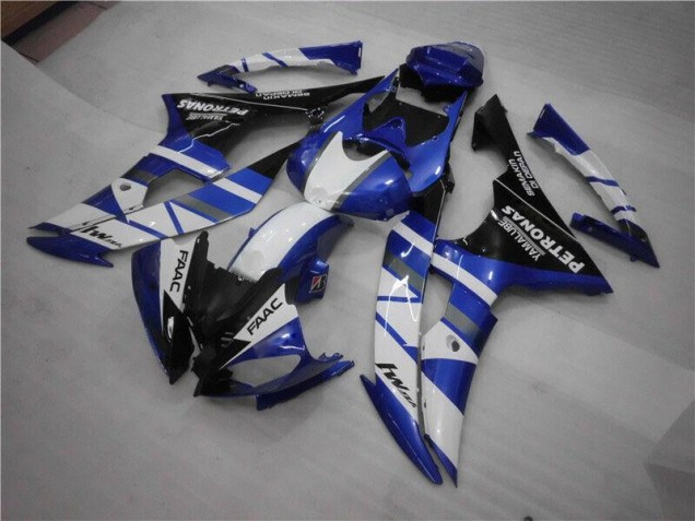 2008-2016 Blue White FAAC Yamaha YZF R6 Motorcycle Fairings