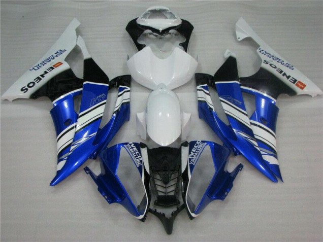 2008-2016 Blue White Yamaha YZF R6 Motorcycle Fairing