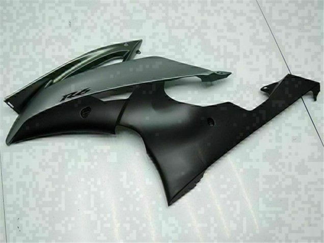 2008-2016 Grey Black Yamaha YZF R6 Moto Fairings