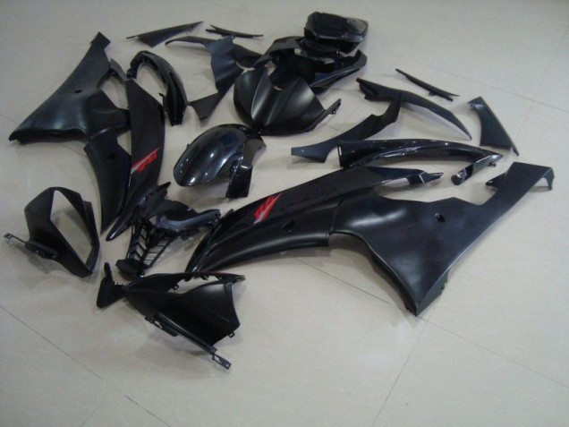 2008-2016 Matte Black Glossy Black Yamaha YZF R6 Motorcycle Fairings Kit