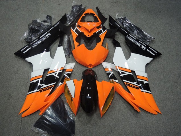 2008-2016 Orange Black Motul Yamaha YZF R6 Motor Fairings 2008-2016 Orange Black Motul Yamaha YZF R6 Motor Fairings