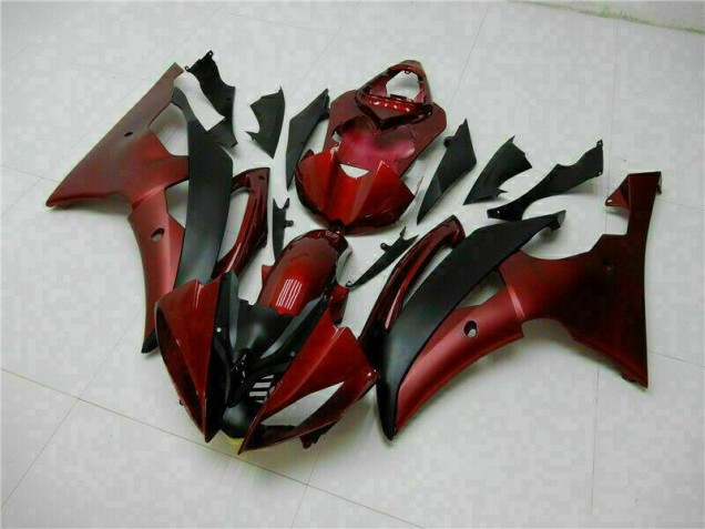 2008-2016 Red Black Yamaha YZF R6 Motorcycle Fairings Kits