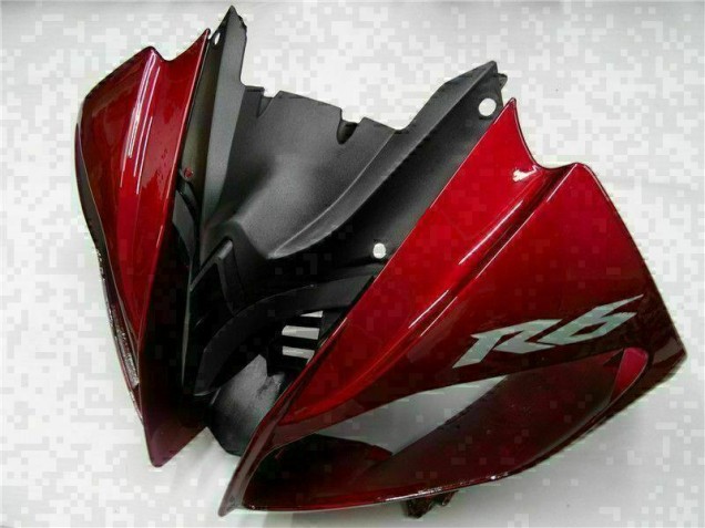 2008-2016 Red Black Yamaha YZF R6 Motorcycle Fairings