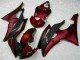 2008-2016 Red Black Yamaha YZF R6 Motorcycle Fairings