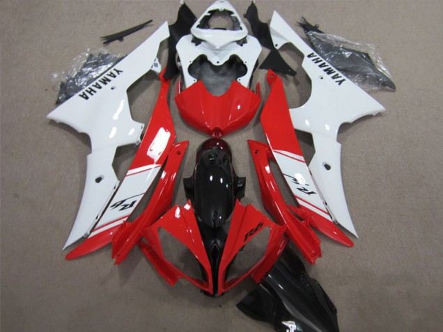 2008-2016 Red White Black Decal Yamaha YZF R6 Bike Fairing 2008-2016 Red White Black Decal Yamaha YZF R6 Bike Fairing