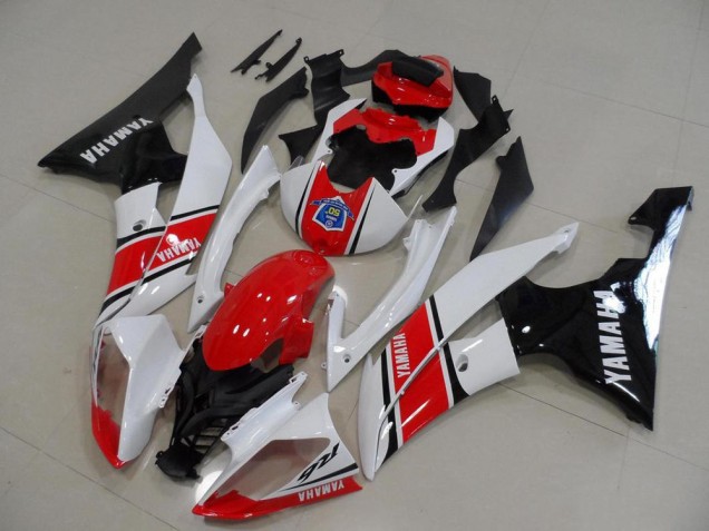 2008-2016 Red White Black Yamaha YZF R6 Bike Fairing Kit 2008-2016 Red White Black Yamaha YZF R6 Bike Fairing Kit