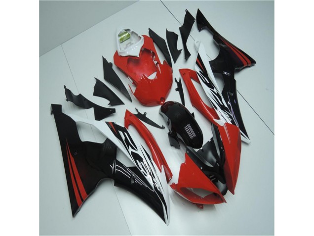 2008-2016 Red White Yamaha YZF R6 Motorcycle Fairings 2008-2016 Red White Yamaha YZF R6 Motorcycle Fairings