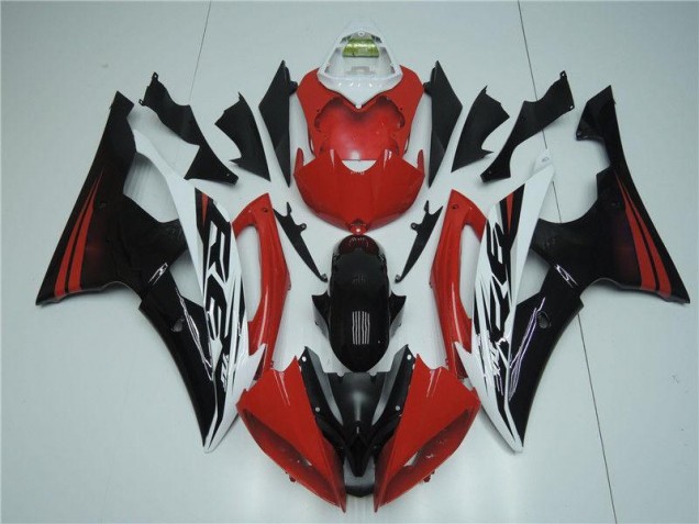 2008-2016 Red White Yamaha YZF R6 Motorcycle Fairings 2008-2016 Red White Yamaha YZF R6 Motorcycle Fairings
