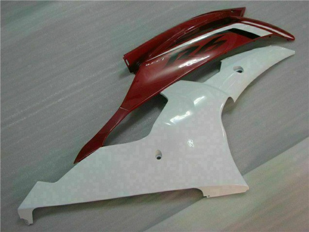 2008-2016 Red White Yamaha YZF R6 Motorbike Fairing Kits