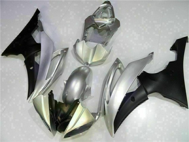 2008-2016 Silver Black Yamaha YZF R6 Motor Fairings