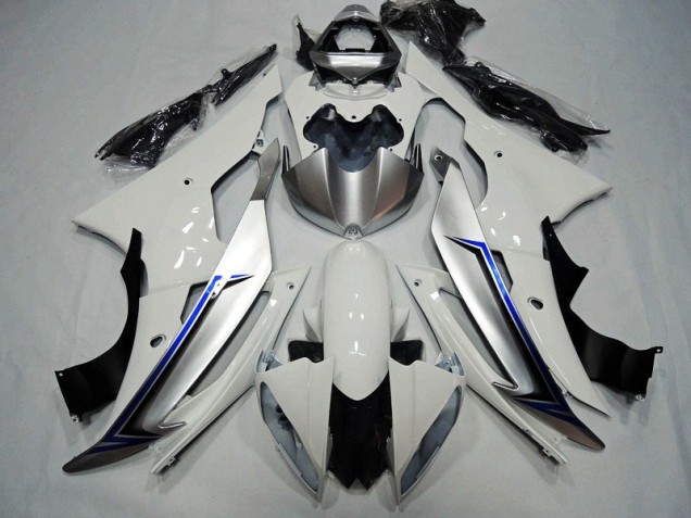 2008-2016 White Black Blue Yamaha YZF R6 Motorcycle Replacement Fairings