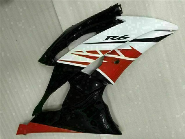2008-2016 White Black Yamaha YZF R6 Motor Fairings 2008-2016 White Black Yamaha YZF R6 Motor Fairings