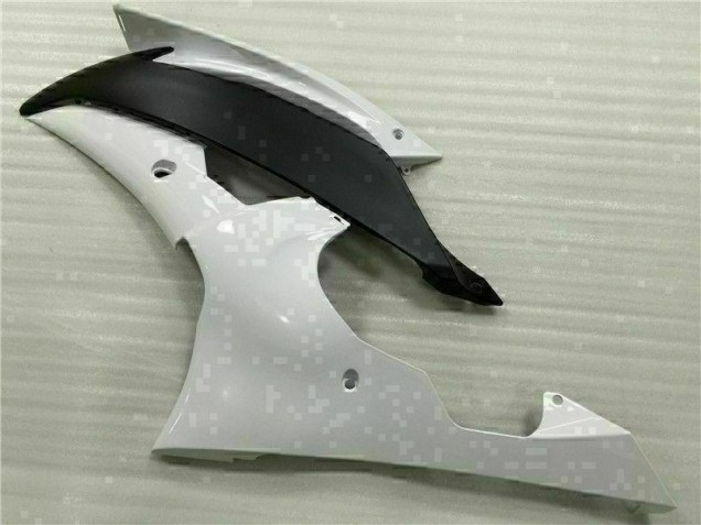 2008-2016 White Black Yamaha YZF R6 Motorcycle Fairings Kit