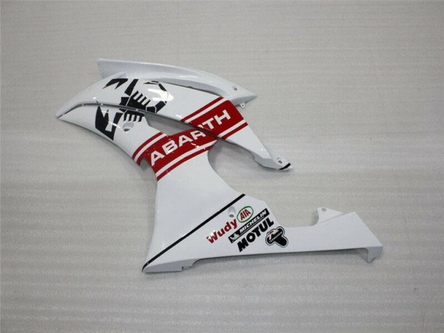 2008-2016 White Yamaha YZF R6 Motorbike Fairings
