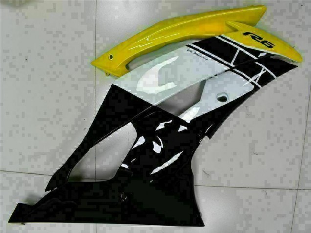 2008-2016 Yellow Black Yamaha YZF R6 Motorcycle Fairings Kits 2008-2016 Yellow Black Yamaha YZF R6 Motorcycle Fairings Kits