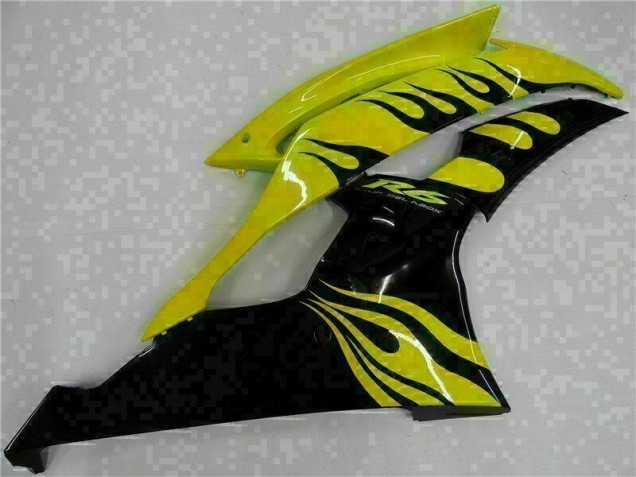 2008-2016 Yellow Black Yamaha YZF R6 Motorcycle Fairing Kits 2008-2016 Yellow Black Yamaha YZF R6 Motorcycle Fairing Kits