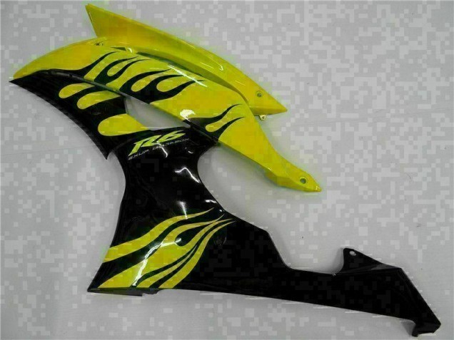 2008-2016 Yellow Black Yamaha YZF R6 Motorcycle Fairing Kits 2008-2016 Yellow Black Yamaha YZF R6 Motorcycle Fairing Kits