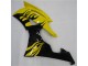2008-2016 Yellow Black Yamaha YZF R6 Motorcycle Replacement Fairings