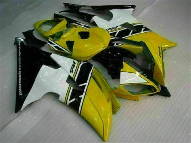 2008-2016 Yellow White Yamaha YZF R6 Motorcycle Replacement Fairings