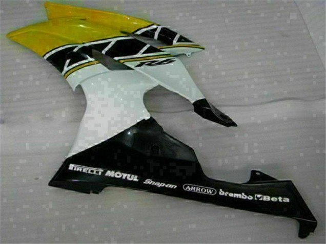 2008-2016 Yellow White Yamaha YZF R6 Motorcycle Replacement Fairings