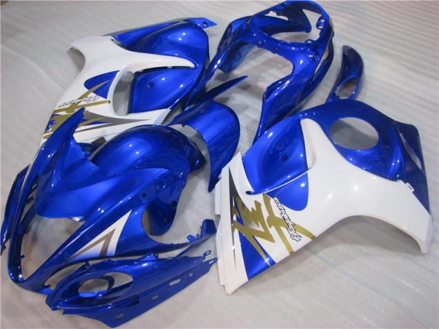 2008-2019 Blue White Suzuki GSXR 1300 Hayabusa Motorcycle Fairings 2008-2019 Blue White Suzuki GSXR 1300 Hayabusa Motorcycle Fairings
