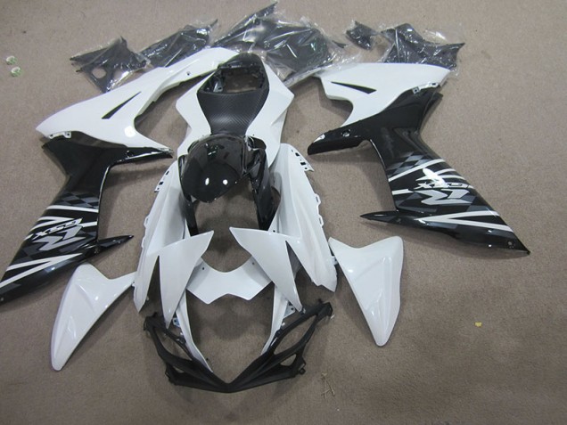 2011-2021 White Black Suzuki GSXR750 Motorcycle Fairing Kit