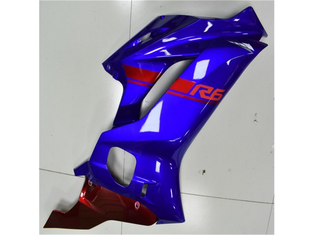 2017-2021 Blue Red Yamaha YZF R6 Motorcycle Fairing Kit 2017-2021 Blue Red Yamaha YZF R6 Motorcycle Fairing Kit