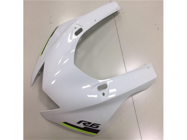 2017-2021 White Silver Yamaha YZF R6 Motorcycle Fairing Kits 2017-2021 White Silver Yamaha YZF R6 Motorcycle Fairing Kits